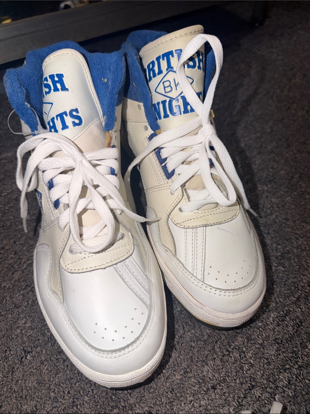 Vintage Deadstock British Knights Hi-Concorde High Top Sneakers